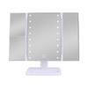 Espejo de maquillaje LED triple espejo de concha de red roja 10x aumentado espejo multifuncional con lámpara espejo de princesa fabricantes
