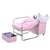 Cama de shampoo semi-deitada moderna simples salão de beleza especial Cama de lavagem transfronteiriça salão de cabeleireiro doméstico cama de massagem atacado