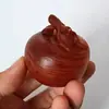 Adornos Navideños de Talla en Madera de Manzano Pequeño de Tuya Taihang Fragancia Natural Duradera Rica Decoración del Hogar Artesanías de Madera Maciza