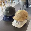 Nueva gorra de pico de pato de ala corta estilo japonés para primavera/verano transfronteriza, gorra de cinco paneles de color liso vintage, gorra de béisbol para mujer para proteger del sol, ampliada y profundizada