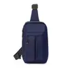 Shengxilu Bolsa de Peito Masculina Bolsa de Ombro Business Simples Casual Tendência Bolsa Transversal Personalizada Multifuncional Mochila Pequena