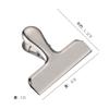 Color acero inoxidable clip sellador a prueba de humedad para snacks creativo cocina plástico bolsa para alimentos clip para mantener la frescura clip sellador a prueba de humedad