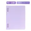 Cuaderno de hojas sueltas B5 simple no irritante, cuaderno de hojas sueltas de estilo ins push-pull, diario espiral A5, bloc de notas