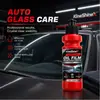 Pasta Limpiadora y Quitamaanchas para Cristales de Coche KineShineX, Removedor de Película de Aceite y Manchas de Agua para Parabrisas Delantero, Ventanillas Laterales, Espejos Retrovisores en Días de Lluvia