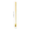 Cuchara Mezcladora de Acero Inoxidable 304 Palillo Mezclador para Café Postre Té con Leche Mango Largo Creativo Cuchara para Hielo Cuchara para Miel Cuchara de Bar