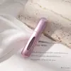 En stock: Botellas de perfume recargables de 5 ml, botellas de sub-envasado, botellas con atomizador de auto-bombeo, botellas de perfume de aluminio tipo prensa, directo de fábrica