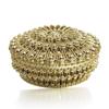 Caixa de Doces Quadrada de Plástico com Recorte Dourado Europeu Caixa de Doces Criativa para Casamento Lembrancinha de Casamento Caixa de Doces para Casamento