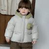 Chaqueta de plumón para bebé 90% plumón de pato blanco Niños Estilo engrosado Top Invierno Nuevo Infantil Chaqueta corta Categoría a
