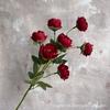 7 núcleo-embrulhado peônia flor artificial decoração de teto de casamento flor falsa simulação de piso da sala de estar nórdico requintado pequena peônia