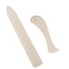 Abrecartas de plástico color hueso cuchillo para doblar papel cuchillo para doblar papel imitación hueso de buey raspador herramienta plegable modelado de bordes Recortador