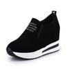 Zapatos de Mujer Primavera Más Fáciles de Combinar Estilo Coreano Cuña Zapatos de Comercio Exterior Mocasines Zapatos Casuales para Aumentar la Altura de Mujer