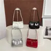 Bolsa Quadrada Pequena da Moda para Mulheres, Couro PU, Decoração Única com Cordão, Design de Nicho, Bolsa de Ombro Versátil e Fashion para Mulheres