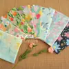 Popelina peinada de 60 hilos, estilo pintura al óleo japonesa y coreana, tela con estampado floral digital elegante, tela para ropa infantil y de mujer