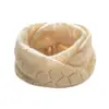 Nuevo calentador de cuello de alta gama para otoño e invierno, unisex, protección para el cuello, cuello falso cálido de punto, calentador de cuello pequeño de punto hueco