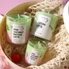 Cera de Gel vertida a mano Rodajas de Cera para Aromaterapia en Forma Cilíndrica con Temática de Café Helado, Personalizables con Logo, Exclusivamente para Ventas Transfronterizas