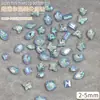 Atacado Smurfs Super Mini Fundo Pontudo Joias de Diamante para Nail Art Pilha de Brilho Borboleta de Diamante Acessórios para Unhas em Formato de Coração