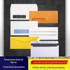 Não. 10 Envelope Saco Envelope Estilo Ocidental Branco Papel Offset Duplo Impressão Camada Interna Padrão Interno Anti-Visão Envelope de Confidencialidade com Tipo de Liberação