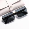 2021 nueva moda de alta gama gafas de sol de uñas de arroz para mujer tendencia clásica gafas de sol para hombre caja gafas de mar
