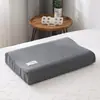 Funda de Almohada Especial para Almohada de Látex Algodón Lavado Algodón Puro Infantil 50X30 Funda de Almohada de Espuma Viscoelástica 60X40 Algodón Todo el Año