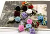 Suministro de Diversas Flores de Cinta, Flores Pequeñas Hechas a Mano, Rosas de Cinta de Poliéster, Flores Pequeñas para Ropa Interior y Ropa