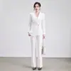 Traje Casual Profesional Elegante para Mujer Otoño/Invierno 2026 Conjunto de Traje de Moda de Gama Alta para Mujer Ropa Formal