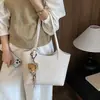 Bolsa Tote de Ombro Elegante 2026 para o Dia a Dia de Mulheres, Bolsa Tecida de Grande Capacidade, Alta Qualidade, Estilosa e Versátil