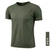 Camiseta Publicitária de Secagem Rápida com Gola Redonda e Manga Curta para Homens Camiseta Transfronteiriça com Impressão de Logo Personalizada Roupa de Trabalho Camiseta para Eleição de Comércio Exterior