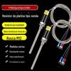 Sonda sensor de temperatura PT100 resistência térmica termopar tipo k tipo e cu50 sonda à prova d'água de aço inoxidável