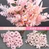 Flores de Boda Simuladas Rosas Decoración Suave para Techo de Boda Materiales de Flores Simuladas para Hotel Arreglo de Escena Flores de Seda Marcadores de Pasillo Arreglo Floral