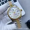 Reloj Mecánico Automático Completo para Mujer Laojia Resistente al Agua Luminoso 36mm Moderno Acero Inoxidable Clásico Reloj para Mujer
