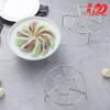 Estante para cocinar al vapor de acero inoxidable no magnético de 4 mm, cocina, de tres patas, aislado, impermeable, redondo, de patas altas, para verduras al vapor, arroz al vapor, pescado al vapor, lote