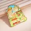 Ímã de Geladeira Metálico Xiangyun Oco Criativo Decoração de Geladeira Ponto Turístico Souvenirs Culturais e Criativos Personalizados