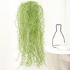 Planta Artificial Verde Beleza Essencial Pendurado na Parede Grama do Ar Essencial para Idosos Decoração de Casa de Temporada Fundo de Folha de Rattan Decoração de Parede