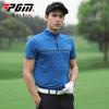 Suministro directo de fábrica PGM ropa de golf para hombre verano top transpirable manga corta camiseta de secado rápido ropa para jugar al golf