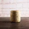 Cesta de almacenamiento de bambú cesta de té caja de té Pu'er caja de regalo de té Tuo tetera mini caja de almacenamiento de té verde naranja esparcido