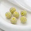 Cadena de Diamantes de Perlas de Colores Nuevos con Strass, Cuentas de Agujero Recto, Cuentas Pesadas para Bricolaje, Accesorios para Joyería al por Mayor