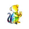 Lujo Ligero Colorido Juego de los Doce Zodíacos Adornos de Animales Sala de Estar Decoración Suave Cristal Mascota de Té Hecho a Mano Suministro Transfronterizo