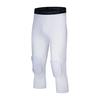 Calças de Compressão Esportiva com Proteção de Joelho em Favo de Mel, Joelheiras Anticolisão, Calças 3/4 para Corrida, Basquete, Proteção para Pernas Masculinas