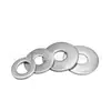 Arandela Galvanizada Plana Grande Espesor Extra Redonda Cuadrada Forma Irregular Arandela Plana Blanca Zincada Arandela para Tornillo