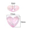 Cuentas acrílicas transparentes con purpurina, hechas a mano, para hacer manualidades, accesorios de ropa, bolsas, pulseras, cuentas cargadas.
