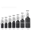 Botella de Aceite Esencial Negra a Prueba de Luz 10ml 30ml Botella Dispensadora de Aceite Esencial con Tapa Gotero, Botella de Vidrio para Aceite Esencial, Botella Vacía, Gama Alta