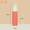 Material de Embalaje PP Botella Dispensadora al Vacío Botella Cosmética Botella de Vacío por Presión 15/30/50ml Botella de Muestra Portátil