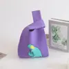 Bolsa de Tricô, Bolsa de Mão, Bolsa Saco, Bolsa de Ombro, Bolsa Feminina de Palha, Bolsa Feminina, Bolsa Colete, Bolsa Simples para Presente, Color-Blocking