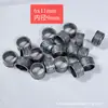 Cuentas espaciadoras de plata 999 vintage de Shanxi, anillos corredizos, accesorios de terrón de azúcar, adornos culturales y artísticos para DIY