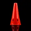 Balde de sorvete treinamento de integração sensorial infantil Barreira cone de trânsito equipamento de brinquedo Treinamento de agilidade de futebol Cone marcador oco