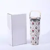 Copo de Gelo Série Nova de Flores Personalizado de Alta Aparência Aço Inoxidável 304 Copo Térmico para Duas Bebidas Copo de Água de Bolsa