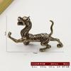 Adornos de las Cuatro Bestias Divinas Qinglong Tigre Blanco Pájaro Bermellón Xuanwu Retro Cuatro Bestias Espirituales Hogar Sala de Estar Adornos Feng Shui Bronce Lucgy