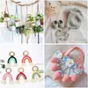 Cuerda de Cáñamo Colorida 3mm Cuerda de Algodón Tejida a Mano Cuerda Colorida Material Tejido a Mano DIY para Jardín de Infantes Cuerda para Cubrir