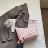 Bolso Pequeño Retro Acolchado con Cadena Fragante para Hombro y Cruzado con Diamantes, Textura de Alta Gama, Bolso de Moda y Elegante para Mujeres Viajeras
