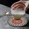 Amazon Explosions Pintura de Diamante DIY Mandala Porta-copos Redondo 8 Porta-copos